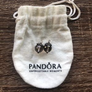 Pandora quartz earring charms